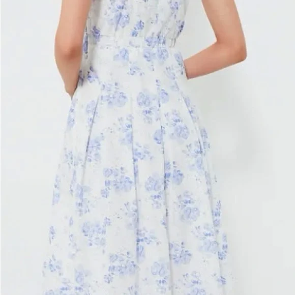 Blue and White Maxi Sundress - Picture 3 of 3